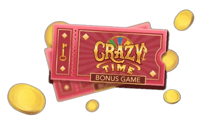 Crazy Time bonus-hjul med flapper-val och multiplikatorfält