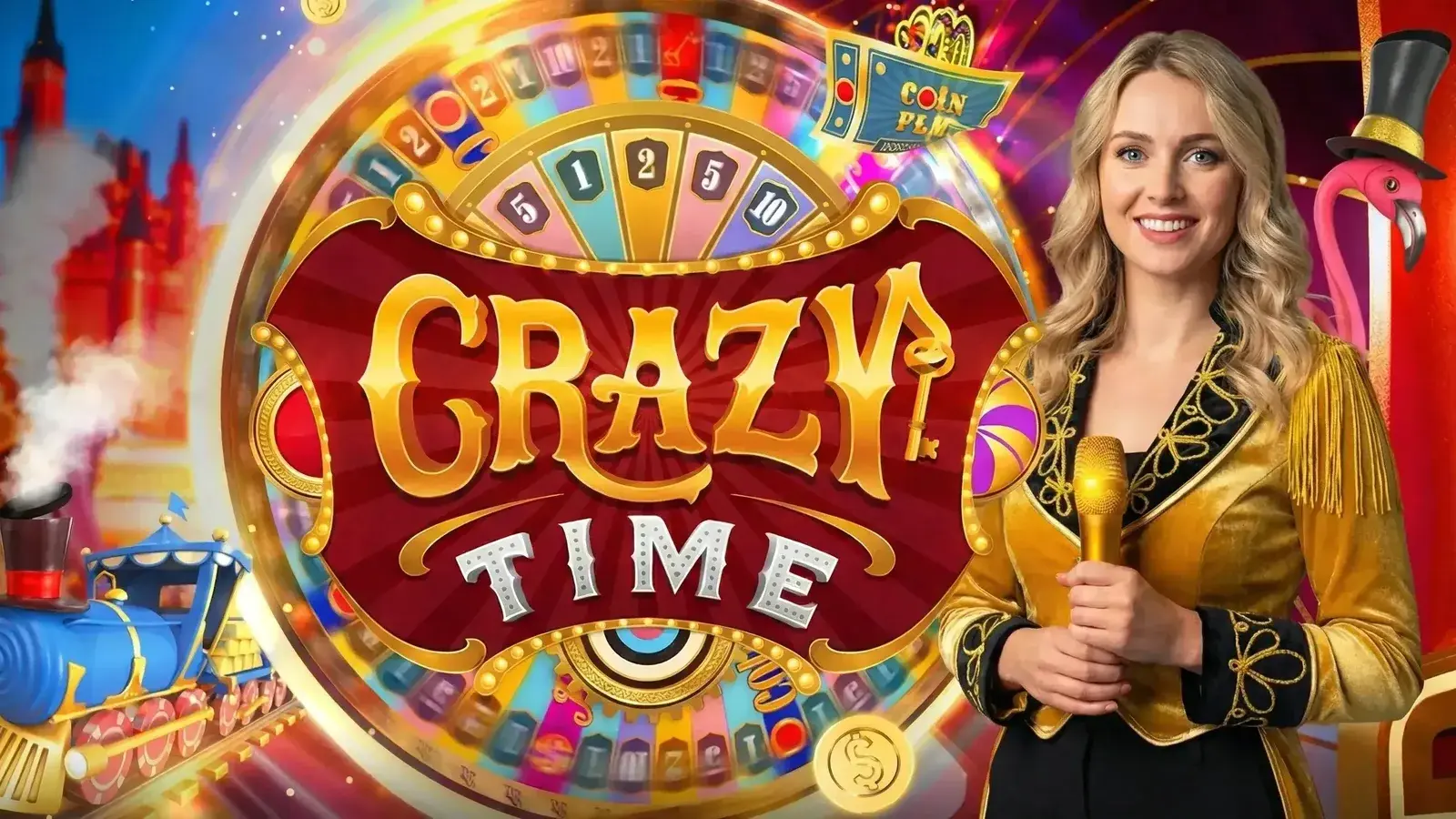 Crazy Time Live Casino - Spelshow från Evolution Gaming live game show video preview